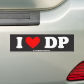 DP-Bumpersticker Bumpersticker (Op auto)