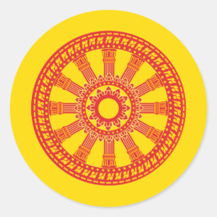 Dpharmacakra - (Thailand) Design Ronde Sticker