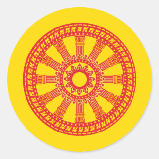Dpharmacakra - (Thailand) Design Ronde Sticker