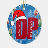 DPM SANTA CHRISTMAS ORNAMENT DOCTOR PHARMACY (Links)