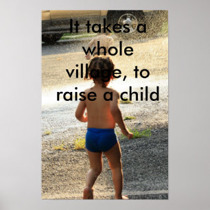 DPP_0001, het vergt een heel dorp, om een ... Poster