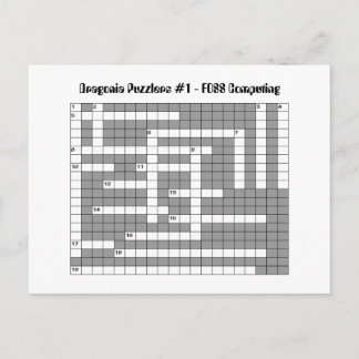 DPUZ 1 - FOSS (computers) Briefkaart