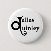 DQ-Button Ronde Button 5,7 Cm (Voorkant)