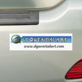 Dquential Art bumper sitcker Bumpersticker (Op auto)