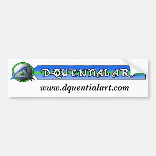 Dquential Art bumper sitcker Bumpersticker (Voorkant)