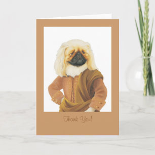 DR090 Pekingese, Bedankt! kaart