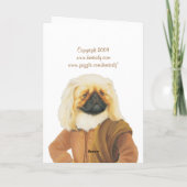 DR090 Pekingese, carte Merci ! (Dos)