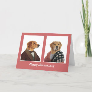 DR147 Golden Retriever jubileumkaart Kaart