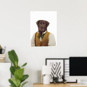 DR149 Labrador Retriever poster (Bureau à domicile)