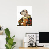 DR217 affiche irlandaise Wolfhound (Bureau à domicile)