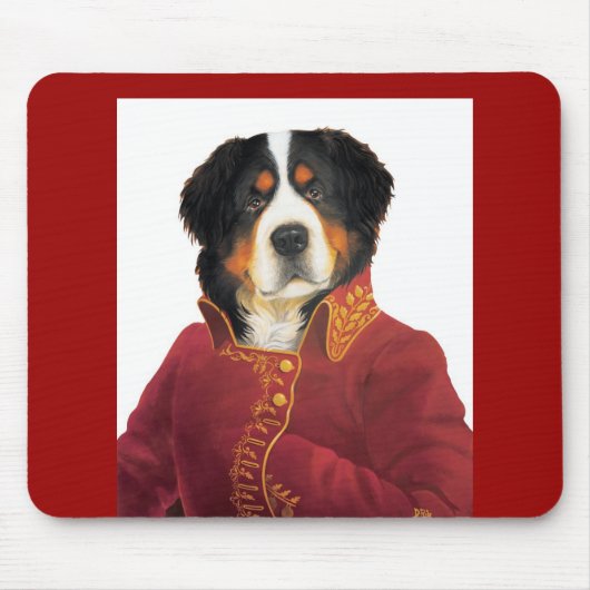 DR.072 Bernese Mountain Dog-muispad Muismat (Voorkant)
