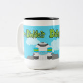 Dr. à deux tons Dinkle Mug (Devant gauche)