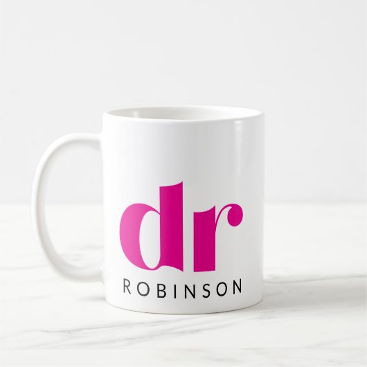 dr [Aangepaste naam] Koffiemok (Links)