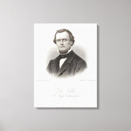 Dr. Adalbert Falk Canvas Afdruk (Voorkant)