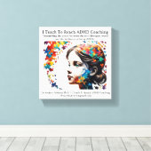 Dr. Anders Osborne Ph.D. - ADHD Coaching Canvas Afdruk (Insitu (Houten vloer))