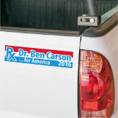 Dr. Ben Carson 2016 - Voorschrift voor Amerika Bumpersticker (Op Truck)