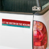 Dr Ben Carson - Laat de dokter de genezing doen. Bumpersticker (Op Truck)