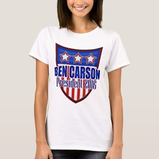 Dr. Ben Carson - Modern Shield T-shirt (Voorkant)
