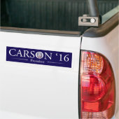 Dr. Ben Carson voor President Bumpersticker (Op Truck)