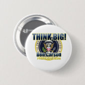 Dr. Ben Carson voor President Ronde Button 5,7 Cm (Voorkant /achterkant)
