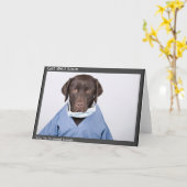 Dr Buzz's GET WELL BIENTÔT Carte de voeux (Fleur jaune)