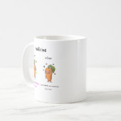 Dr. Carrot Before & After Med Funny Medical mug (Devant gauche)