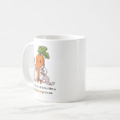 Dr. Carrot ECG Funny Medical Mug - Future Doctor G (Devant gauche)