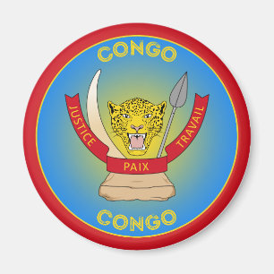 DR Congo Erfgoed Embleem Magneet