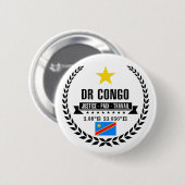DR Congo Ronde Button 5,7 Cm (Voorkant /achterkant)