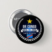 DR Congo Ronde Button 5,7 Cm (Voorkant /achterkant)
