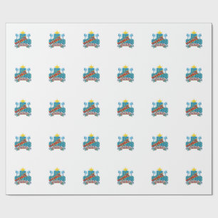 DR Congo Voetbal 2026 Voetbal Vet Land Typografie Cadeaupapier