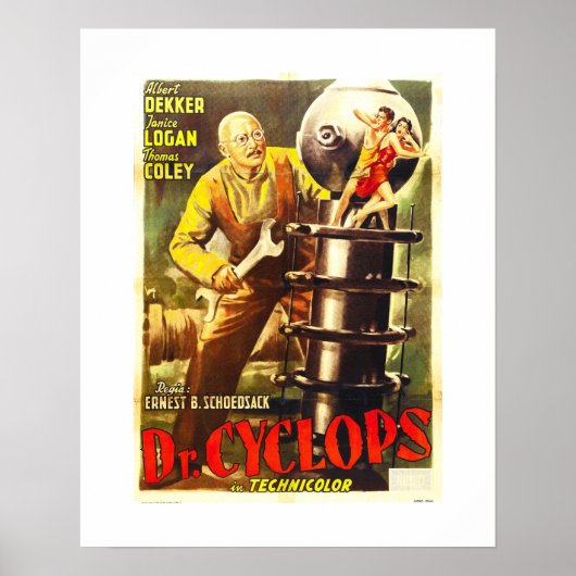 Dr. Cyclops Poster (Voorkant)