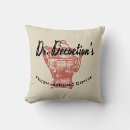Dr. Decoction's Fresh Ground Coffee Kussen