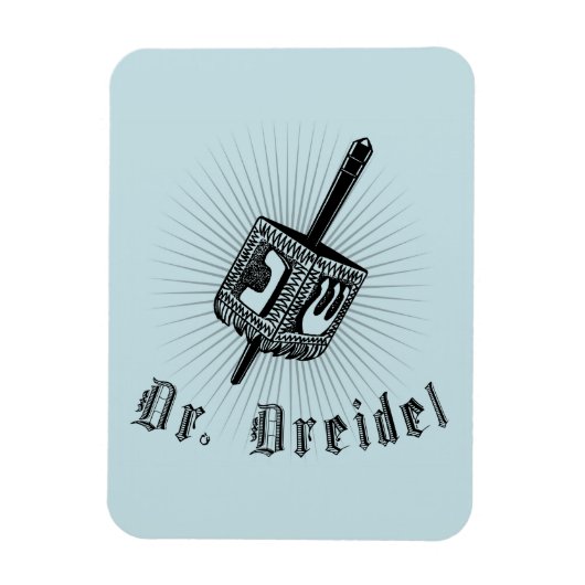 DR DREIDEL MAGNEET (Verticaal)