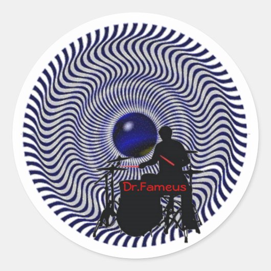 Dr. Fameus six autocollants 3in (Devant)