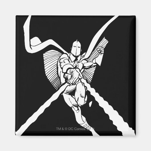 Dr Fate Magic Outline Magneet (Voorkant)