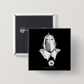 Dr. Fate-maskerandomtrekking Vierkante Button 5,1 Cm (Voorkant /achterkant)