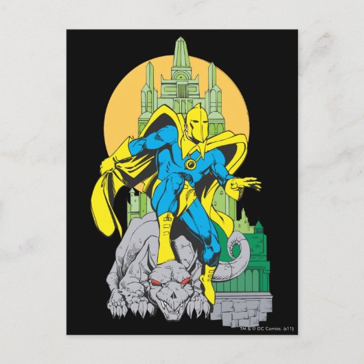 Dr. Fate & Onzichtbare Tower Briefkaart (Voorkant)