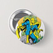 Dr. Fate & Onzichtbare Tower Ronde Button 5,7 Cm (Voorkant /achterkant)