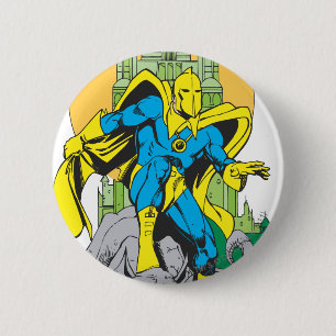 Dr. Fate & Onzichtbare Tower Ronde Button 5,7 Cm