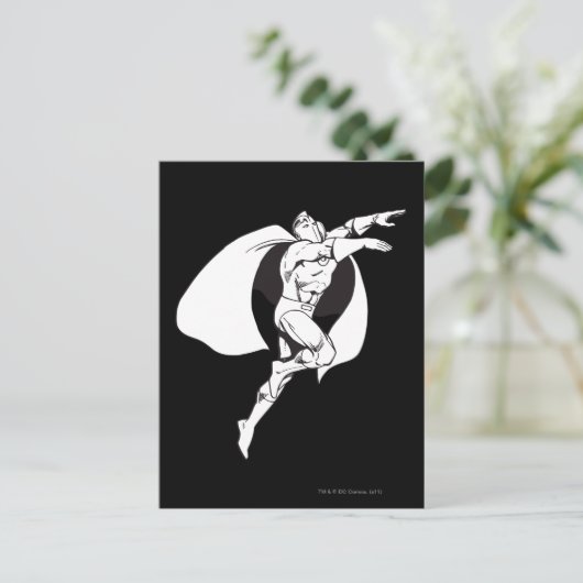 Dr. Fate Soaring Outline Briefkaart (Staand voorkant)