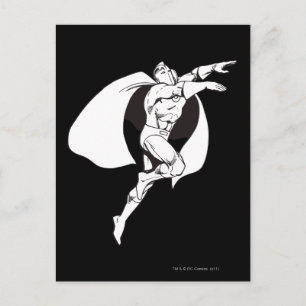 Dr. Fate Soaring Outline Briefkaart