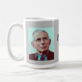 Dr. Fauci, ik zei je zo, grijs Koffiemok (Links)