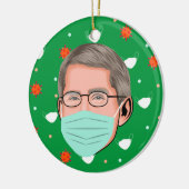 Dr. Fauci Keramisch Ornament (Links)