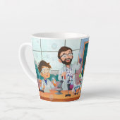 Dr. Fizzlebop Coffee Latte Mok (Linkerhoek)