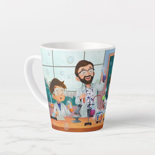 Dr. Fizzlebop Coffee Latte Mok (Linkerhoek)