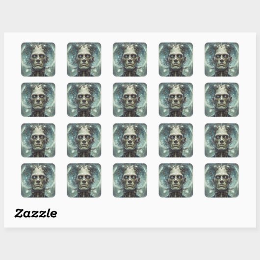Dr. Frankenstein's Monster - Moderne Prometheus Vierkante Sticker (Vel)