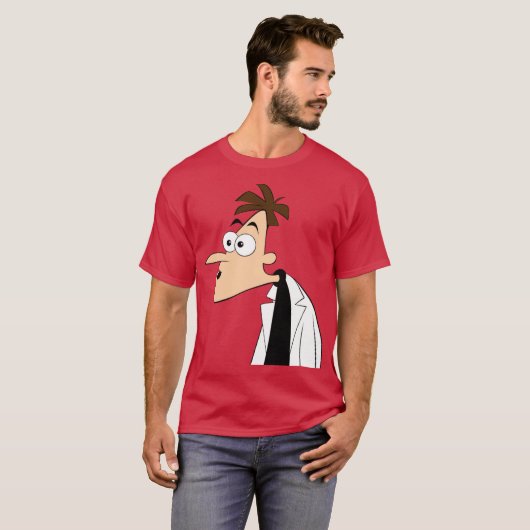 Dr Heinz Doofenshmirtz retro T-shirt (Voorkant volledig)