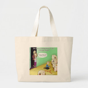 Dr. Henry Frankstien Jongere Jaren Grote Tote Bag