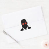 Dr. Hugo Strange Silo Vierkante Sticker (Envelop)